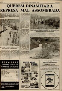 Jornal Pioneiro, 20 de março de 1976.